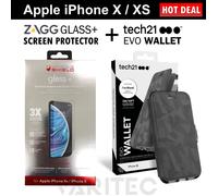 Zagg InvisibleShield Glass+ Screen Protector for Apple iPhone X - Clear (200101013)
