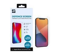 ZAGG iFrogz Defence Glass Screen Protector Compatible for iPhone 12 / iPhone 12 Pro, Shockproof, Scratch Resistant, Case Friendly, Smudge Resistant, Tempered Glass, Clear