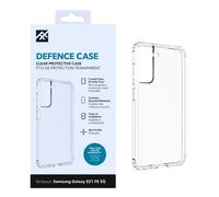 ZAGG iFrogz Defence Protective Case Compatible with Samsung Galaxy S21 FE, Durable, Snap On, Smudge Resistant, Slim, Recycled, Clear
