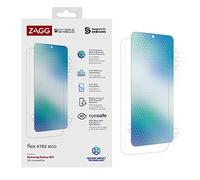 ZAGG InvisibleShield Flex XTR2 ECO Screen Protector Compatible for Samsung Galaxy S23, Shockproof, Strong, Anti-Dust Install, Anti-Reflective, Blue Light Eyesafe, 5G, Eco-Friendly, Clear
