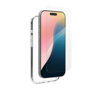 ZAGG InvisibleShield Glass Elite 360 Bundle Tempered Glass Screen Protector and Phone Case for iPhone 16 Pro [6.3-Inch], Smudge & Scratch-Resistant, Shockproof, Easy Application (Transparent)