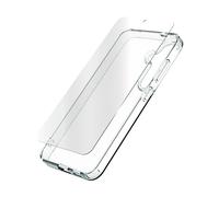 ZAGG InvisibleShield Glass Elite 360 Bundle Tempered Glass Screen Protector and Phone Case for Samsung Galaxy S24 [6.2-Inch], Smudge & Scratch-Resistant, Shockproof, Easy Application (Transparent)