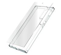 ZAGG InvisibleShield Glass Elite 360 Bundle Tempered Glass Screen Protector and Phone Case for Samsung Galaxy S24 Ultra [6.8-Inch], Smudge & Scratch-Resistant, Shockproof (Transparent)