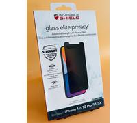 ZAGG InvisibleShield Glass Elite Privacy+ for the Apple iPhone 12/12 Pro/11/XR