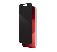 ZAGG InvisibleShield Glass Elite Privacy Tempered Glass Screen Protector for iPhone 15 Plus [6.7-Inch], Privacy Protection, Case-Friendly, Smudge & Scratch-Resistant, Shockproof (Black)