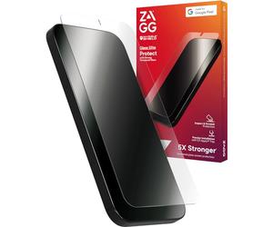 ZAGG InvisibleShield Glass Elite Tempered Glass Screen Protector for Google Pixel 8a [6.1-Inch], Case-Friendly, Smudge & Scratch-Resistant, Shockproof, Easy Application (Transparent)