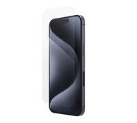 ZAGG InvisibleShield Glass Elite Tempered Glass Screen Protector for iPhone 15 [6.1-Inch], Case-Friendly, Smudge & Scratch-Resistant, Shockproof, Reinforced Edges, Easy Application (Transparent)