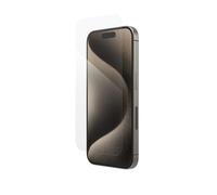 ZAGG InvisibleShield Glass Elite VisionGuard Tempered Glass Screen Protector for iPhone 15 Pro [6.1-Inch], Case-Friendly, Smudge & Scratch-Resistant, Blue Light Filter, Shockproof (Transparent)