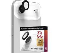 ZAGG iPhone Camera Lens Protector for iPhone Air - Black, Camera Ring, Maximum Impact & Scratch Protection, Anti-Reflective Technology, Smudge-Resistant, Precise Fit, Glass Elite