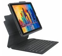 ZAGG Pro Keys Keyboard & Detachable Case Compatible with Apple iPad 10.9in, Backlit, Durable, Lightweight, Travel Friendly, Bluetooth, Gray/Black, (British English)
