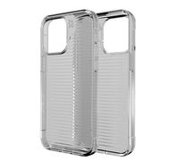 ZAGG Luxe Graphene-Reinforced Case for iPhone 15 Pro Max [6.7-Inch], Wireless Charger Compatible, Anti-Yellowing, Shockproof Phone Back Cover (Transparent)