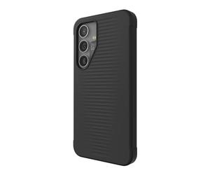 ZAGG Luxe Graphene-Reinforced Case for Samsung Galaxy S24 [6.2-Inch], Wireless Charger Compatible, Slim and Comfortable Design, Shockproof Phone Back Cover (Black)