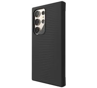 ZAGG Luxe Graphene-Reinforced Case for Samsung Galaxy S24 Ultra [6.8-Inch], Wireless Charger Compatible, Slim and Comfortable Design, Shockproof Phone Back Cover (Black)