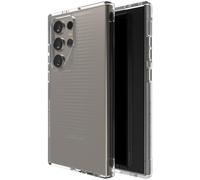 ZAGG Luxe Graphene-Reinforced Case for Samsung Galaxy S24 Ultra [6.8-Inch], Wireless Charger Compatible, Slim and Comfortable Design, Anti-Yellowing, Shockproof Phone Back Cover (Transparent)