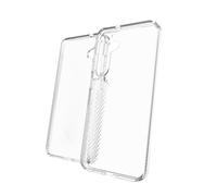 ZAGG Luxe Graphene-Reinforced Case for Samsung Galaxy S25 Plus [6.7-Inch], Wireless Charger Compatible, Slim & Lightweight Design, Anti-Yellowing, Shockproof Phone Back Cover (Transparent)