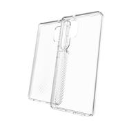 ZAGG Luxe Samsung Galaxy S25 Ultra Case - 10ft Drop Protection, Eco-Friendly, Wireless Charging Compatible, Slim Lightweight Design, Ripple Pattern for Secure Grip, Clear