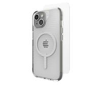 ZAGG Luxe Snap & Glass 360 Graphene-Reinforced Case with Tempered Glass Screen Protector for iPhone 13, 14 and 15 [6.1-Inch], MagSafe Compatible, Anti-Yellowing, Shockproof Back Cover (Transparent)