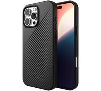 ZAGG Luxe Snap Graphene-Reinforced Case for iPhone 16 Pro Max [6.9-Inch], MagSafe Compatible, Slim and Comfortable Design, Shockproof Phone Back Cover (Black)