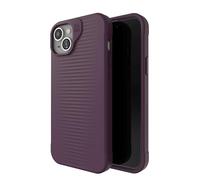 ZAGG Luxe Snap iPhone 15 Plus/ 14 Plus Case - Protective Cell Phone Case, Drop Protection (10ft/3m), Durable Graphene Material, Slim and Lightweight MagSafe Phone Case, Plum Purple