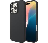 ZAGG Manhattan Snap Graphene-Reinforced Case for iPhone 16 Pro [6.3-Inch], MagSafe Compatible, Slim Soft Design, Secure Grip, Shockproof Phone Back Cover (Black)