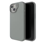 ZAGG Manhattan Snap Graphene-Reinforced Case for iPhone 13, 14 and 15 [6.1-Inch], MagSafe Compatible, Slim Soft Design, Shockproof Phone Back Cover (Sage)