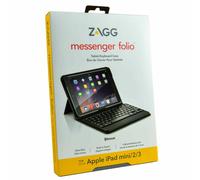 ZAGG Messenger Folio Bluetooth Keyboard Case Cover For iPad Mini 1/2/3