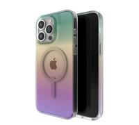 ZAGG Milan Snap Graphene-Reinforced Case for iPhone 15 Pro Max [6.7-Inch], MagSafe Compatible, Anti-Yellowing, Shockproof Phone Back Cover (Iridescent)