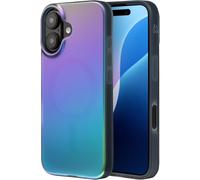 ZAGG Milan Snap Graphene-Reinforced Case for iPhone 16 [6.1-Inch], MagSafe Compatible, Anti-Yellowing, Slim Design, Secure Grip, Fashion-Forward, Shockproof Phone Back Cover (Raven Feather)