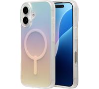 ZAGG Milan Snap Graphene-Reinforced Case for iPhone 16 [6.1-Inch], MagSafe Compatible, Anti-Yellowing, Slim Design, Secure Grip, Fashion-Forward, Shockproof Phone Back Cover (Iridescent)