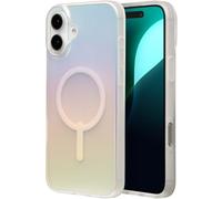 ZAGG Milan Snap Graphene-Reinforced Case for iPhone 16 Plus [6.7-Inch], MagSafe Compatible, Anti-Yellowing, Slim Design, Secure Grip, Fashion-Forward, Shockproof Phone Back Cover (Iridescent)