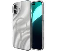 ZAGG Milan Snap Graphene-Reinforced Case for iPhone 16 Plus [6.7-Inch], MagSafe Compatible, Anti-Yellowing, Slim Design, Secure Grip, Fashion-Forward, Shockproof Phone Back Cover (Swirl Glitter)