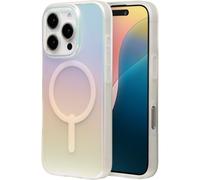 ZAGG Milan Snap Graphene-Reinforced Case for iPhone 16 Pro [6.3-Inch], MagSafe Compatible, Anti-Yellowing, Slim Design, Secure Grip, Fashion-Forward, Shockproof Phone Back Cover (Iridescent)