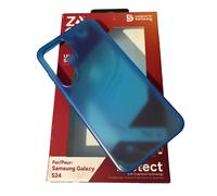 ZAGG Milan Graphene-Reinforced Case for Samsung Galaxy S24 [6.2-Inch], Anti-Yellowing, Shockproof Phone Back Cover (Aurora)