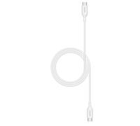 ZAGG mophie Essentials USB-C to USB-C Fast Charger and Data Transfer Cable, PVC, Long-Lasting, Heavy-Duty, 60W, 1m, White