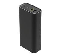 ZAGG mophie Powerstation 10K Power Bank, 10,000mAh Portable Battery with 2 USB-C Ports, LED, Dual Device Fast-Charging, Pocket-Friendly Design for Smart Phones, Tablets & Other Small Devices (Black)