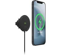 ZAGG mophie Snap + Wireless Vent Mount for Car Dash - Apple & Qi-Enabled Devices - Black
