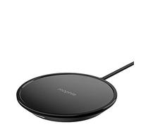 ZAGG mophie wireless charging pad mini - 7.5W Fast Charging - Made for Apple iPhone and AirPods - Polished Finish - Black (UK Plug)