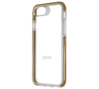 ZAGG Piccadilly Series Hybrid Case for Apple iPhone 8 and 7 - Clear/Gold border