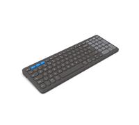 ZAGG Pro Keyboard 15-Inch, Multi-Pairing Mid-Size Keyboard with Type-C Wired & Qi Wireless Charging, Long-lasting Battery, Compatible with Windows, macOS, iOS, ChromeOS & Android (Charcoal)