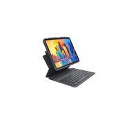 ZAGG Pro Keys iPad Bluetooth Keyboard and Folio Case for 10.9-inch iPad (Gen 4 & 5) Backlit Keys, Pencil Holder, Detachable, Multi-Device Pairing, Adjustable Stand, Magnetic Closure (English)