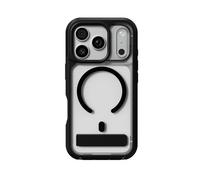 ZAGG Rainier Snap Kickstand mobile phone case 16 cm (6.3") Cover Black, Transparent