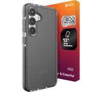ZAGG Santa Cruz Samsung Galaxy S25 Case - Slim, 13ft Drop Protection, Wireless Charging Compatible, Graphene Strength, 70% Recycled Material, Anti-Scratch, Secure Grip, Midnight