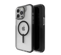 ZAGG Santa Cruz Snap Case for iPhone 15 Pro Max - iPhone MagSafe Phone Case, Drop Protection (13ft/4m), Durable Graphene, Anti-Yellowing, and Scratch-Resistant iPhone Case, Black