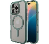 ZAGG Santa Cruz Snap Graphene-Reinforced Case for iPhone 16 Pro [6.3-Inch], MagSafe Compatible, Anti-Yellowing, Scratch-Resistant, Slim Design, Shockproof Phone Back Cover (Green)