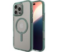 ZAGG Santa Cruz Snap Graphene Reinforced Case for iPhone 16 Pro Max [6.9 inch], MagSafe Compatible, No Yellowing, Scratch-Resistant, Slim Design, Shockproof, Back Cover (Green)