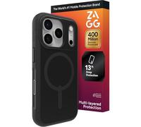 ZAGG Sedona Snap Case for iPhone 17 Pro - Flood Black, Drop Protection (13ft/4m), Graphene-Reinforced Multi-Layer Protection, MagSafe Phone Case with Impact-Absorbing Bumpers, Slim & Lightweight