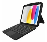 ZAGG Tough Keys Keyboard & Case Combo for iPad (10th Gen & A16) Automatic Connection, Stylus Holder, Trackpad, Audio Port, Folding Stand, Key Lock, Drop Protection, Water Resistant, English (Black)