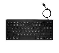 ZAGG USB-C Wired Keyboard, Full-Sized Keys, Universal, (Black), (English UK)