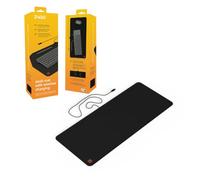 ZAGG Wireless Fast Charger Desk Mat [10W] for All Wireless Charged Devices [Phones, Keyboards, Pens, and More], Integrated USB-C cable, Pen-Grooves, Premium Surface, Non-Slip Base (Black)