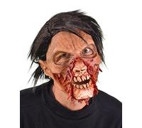 Zagone Studios Adult's Moving Mouth Torn Open Zombie Mask